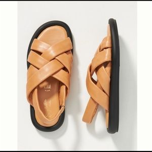 Seychelles punchline tan strappy leather sandal